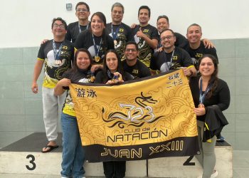 Juan XXIII obtiene cuarto lugar en competencia de natación de Adepafa