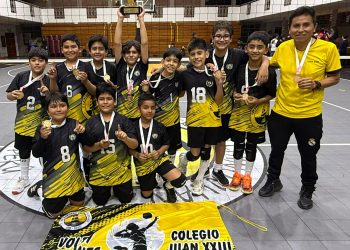 Adecore vóley: campeones en varones y podio en damas infantiles