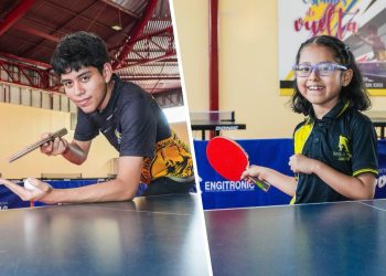 Juan XXIII subió al podio de la Copa AELU en tenis de mesa
